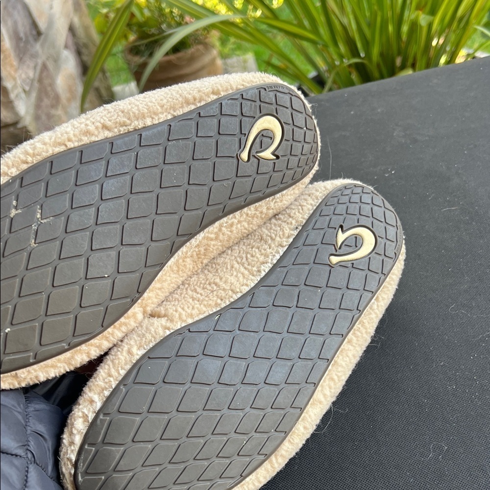 Cozy Beige Fleece Slippers Noehea Heu Sherpa 8 - Picture 5 of 8